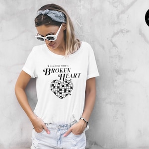 I Can Do It With a Broken Heart SVG | Swiftie SVG cut file | vector clipart png for Cricut, Silhouette | Shirt Design |  Eras Tour PNG