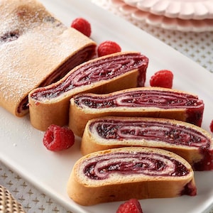 Raspberry Jam Kolachi Roll