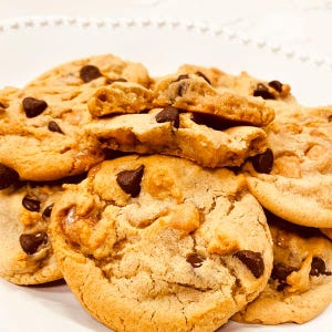 Sea Salted Caramel Chocolate Cookies