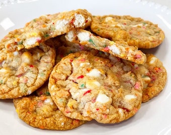 Birthday Cake Confetti Cookies