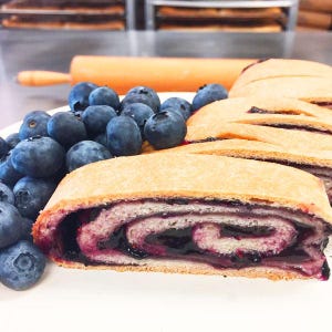 Blueberry Jam Kolachi Roll