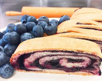 Blueberry Jam Kolachi Roll