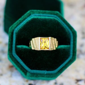 Gold Topaz Ring