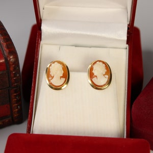 Vintage Cameo Earrings