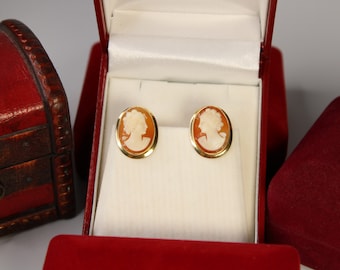 Vintage Cameo Earrings