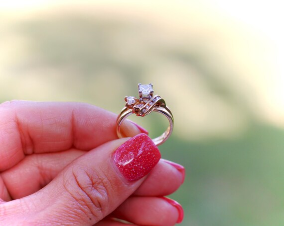 Princess Cut Bridal Set - image 4