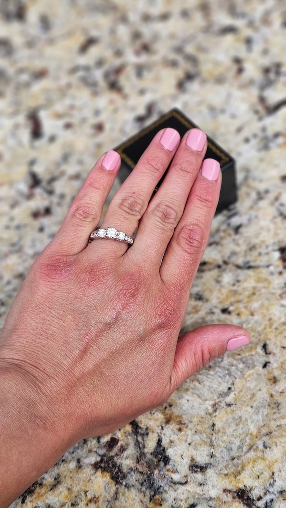 Diamond Engagement Ring - image 6