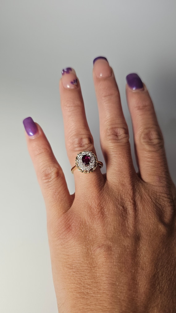 Ruby Diamond Ring - image 10