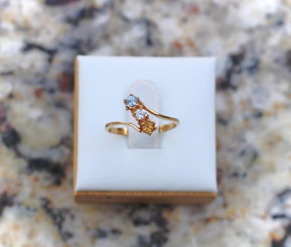 Multi Stone Bypass Ring - image 5