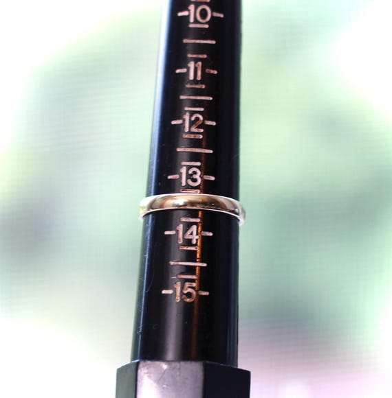 Solid Gold Wedding Band - image 5