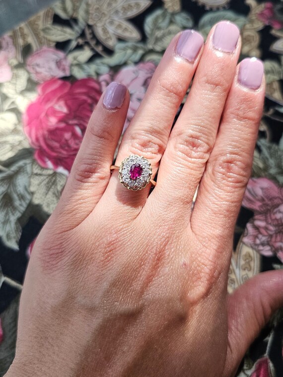 Ruby Diamond Ring - image 6