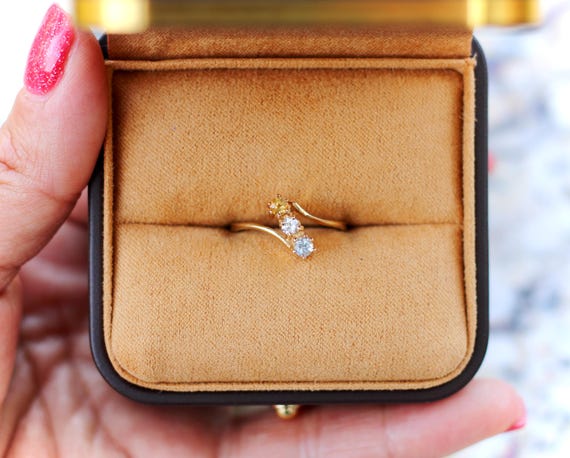 Multi Stone Bypass Ring - image 4