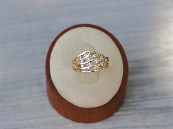 Channel Set Diamond Ring - image 1