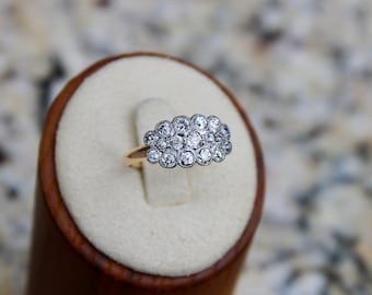 Diamond Cluster Ring