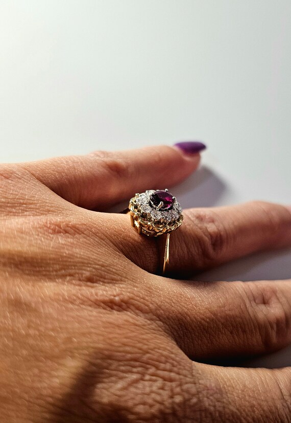 Ruby Diamond Ring - image 8