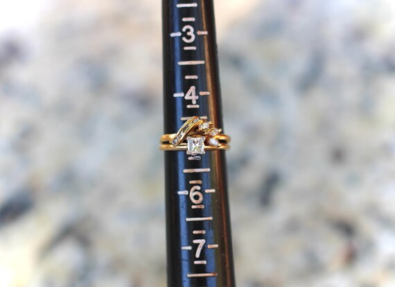 Princess Cut Bridal Set - image 6