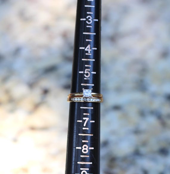 Traditional Solitaire Wedding Set - image 8