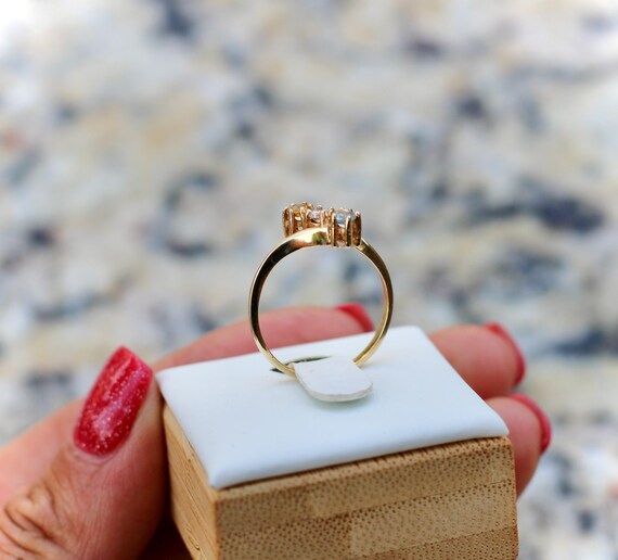 Multi Stone Bypass Ring - image 6