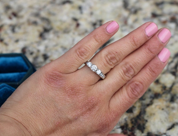 Diamond Engagement Ring - image 3