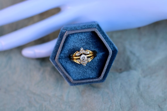 Diamond Wedding Set Ring - image 3