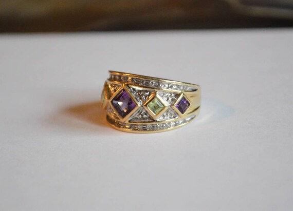 Multi-stone Cocktail Ring - image 6