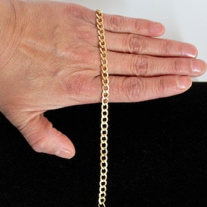 Gold Cuban Chain Bracelet