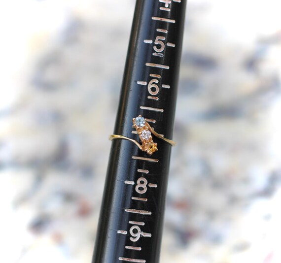 Multi Stone Bypass Ring - image 3