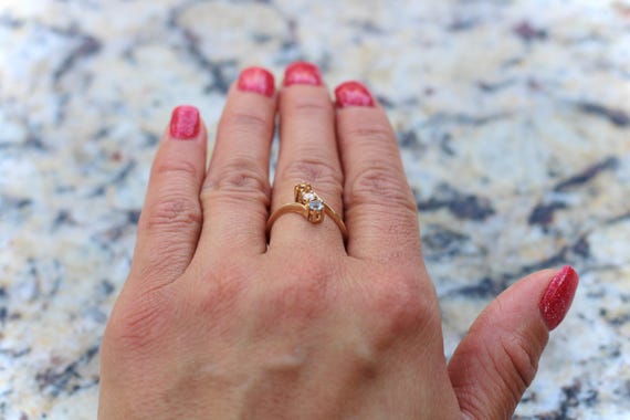 Multi Stone Bypass Ring - image 2