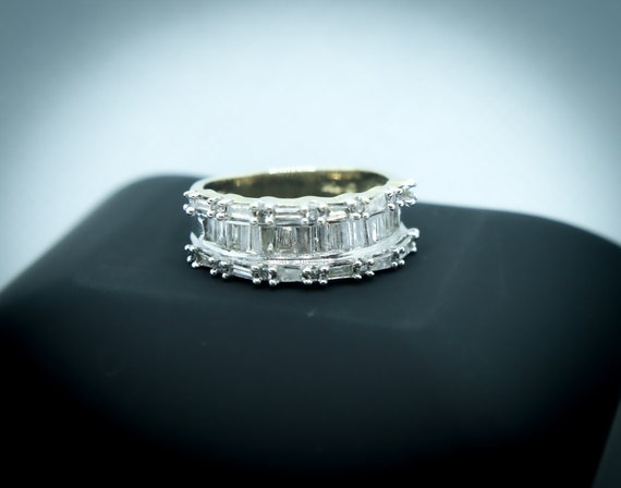 Baguette Cut Diamond Band - image 5