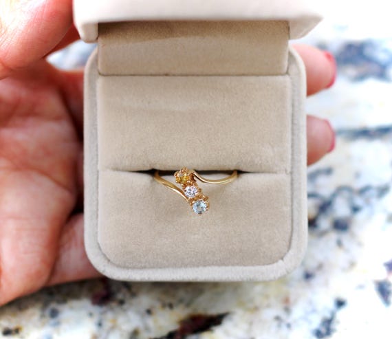 Multi Stone Bypass Ring - image 7