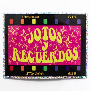 Jotos Y Recuerdos Glitter Sticker