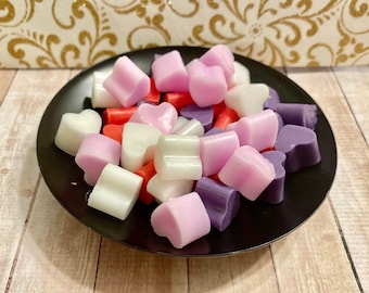 Conversational Heart Wax Melts! Clean-Burning & Hand-Poured with Love!