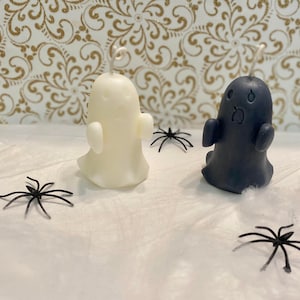 Spooky Ghost Candle! Clean-Burning and Hand-Poured with Love!