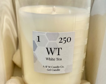 Unique Solid Wax Beaker Candle! Clean-Burning & Hand-Poured with Love!