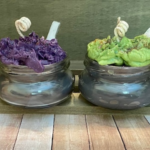 4 oz. Witches Cauldron Candle! Clean-Burning and Hand-Poured w/ Love!