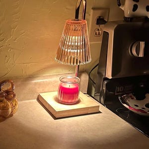 Candela senza stoppino – Colore e profumo personalizzabili – Perfetta come lampada riscaldante o piatto