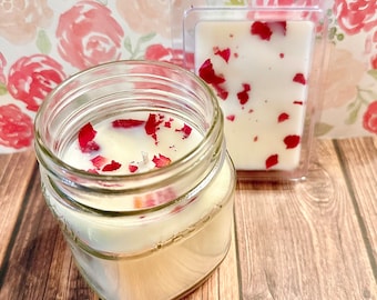 Dried Flower Candle or Wax Melt! Clean-Burning & Hand-poured w/ Love!