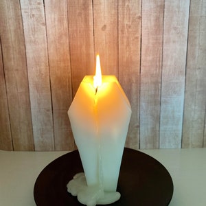4 oz. Coffin Candle! Clean-Burning and Hand-Poured w/ Love!