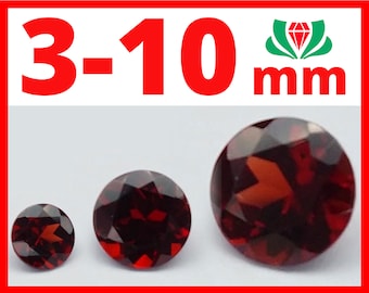 Almandine Round, 3-10mm, Natural almandine, almandine, almandine garnet, almandines, garnet almandine, almandine garnets