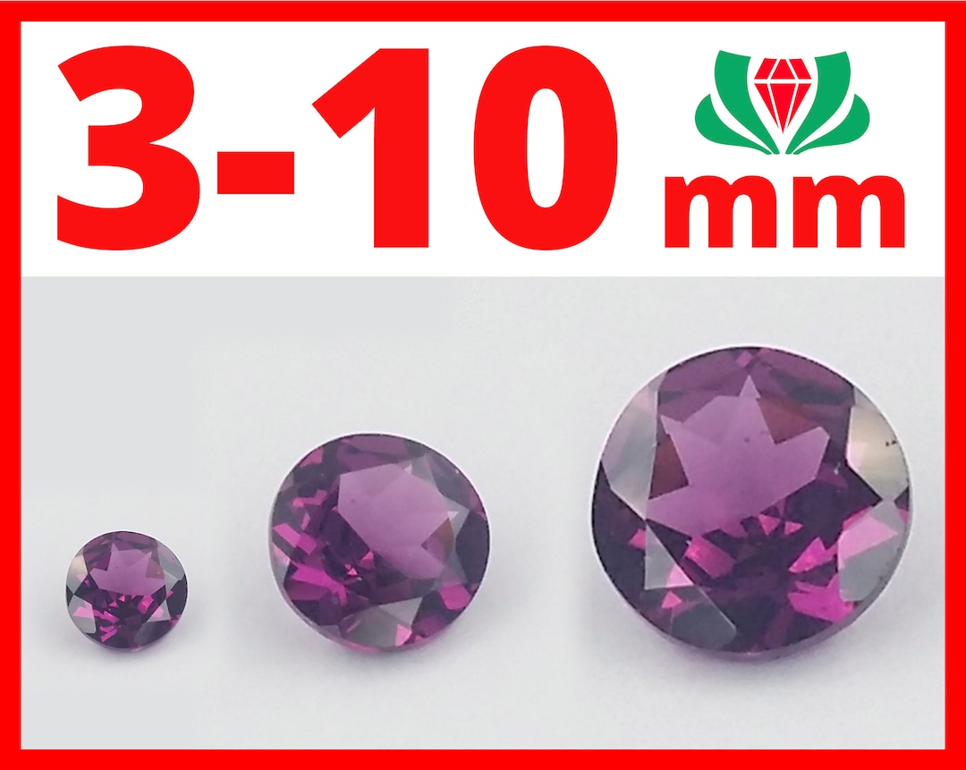 Rhodolith Edelsteine AAA-Qualität - Lose Steine Für Schmuckherstellung