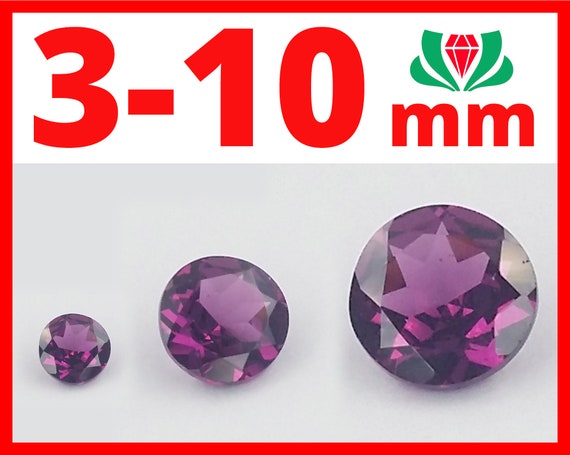 Purple store rhodolite garnet