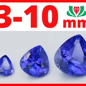 Tanzanite Heart, 3-10mm, Natural Tanzanite, Top Quality, Tanzanite Round, Tanzanite, Tanzanite Stone, Tanzanite Value, Tanzanite Blue