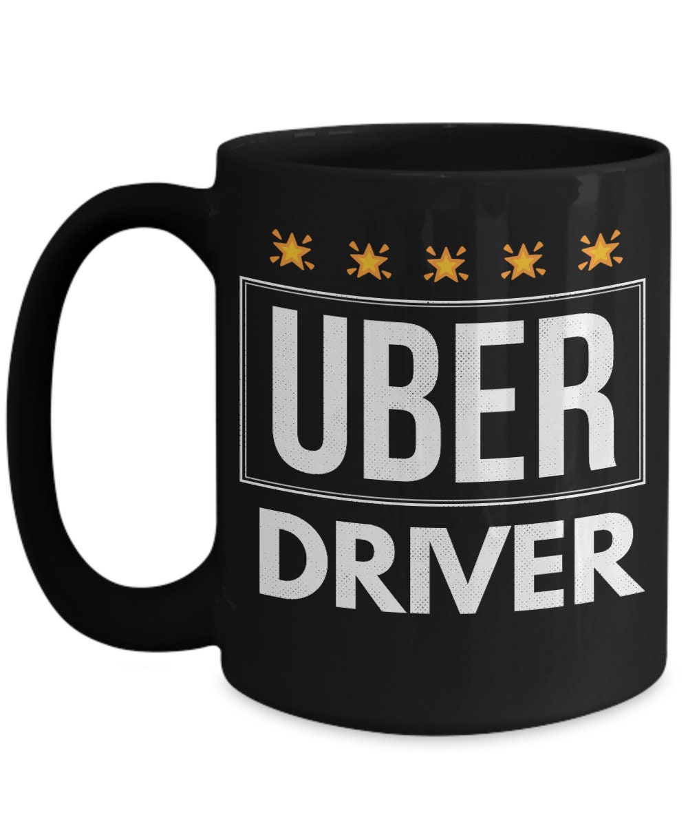 Rideshare regalo taza de café 5 estrellas uber conductor