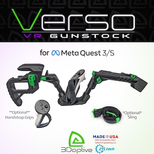 3Daptive Verso VR Gunstock for Meta Quest 3, 3S