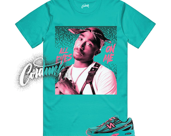 740 V2 Cyber Jade Black Pink South Beach T Shirt Match Match TP