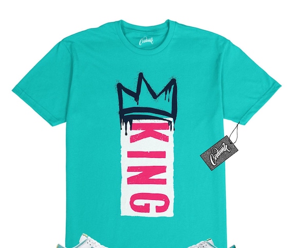 laser orange graphic shirt