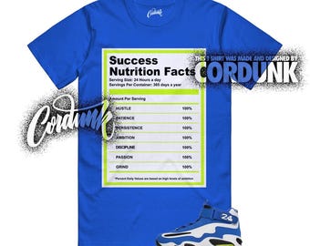 Air Griffey Max 1 Varsity Royal Blue White Volt Black T Shirt Match  SUCC