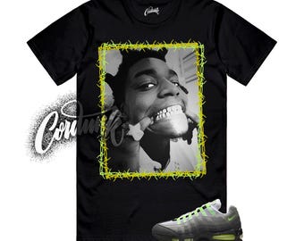 Air Max 95 Big Bubble Neon Black Yellow Cool Grey 2025 T Shirt Match KB2