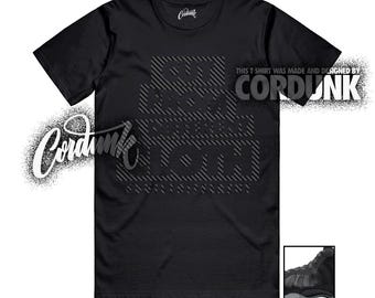 Foamposite Carbon Fiber Black Dark Smoke Grey T Shirt Match CLOTH
