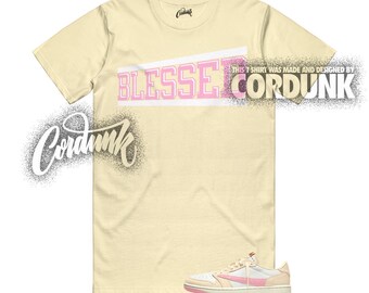1 Shy Pink Muslin University Travis Red Sail Low OG camiseta partido OG Bls